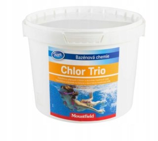 Chlor Trio do basenu 3kg Azuro